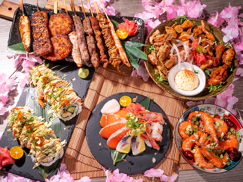 基隆人氣居酒屋！鮭魚毛毛蟲壽司層次十足 串燒組合口口驚艷