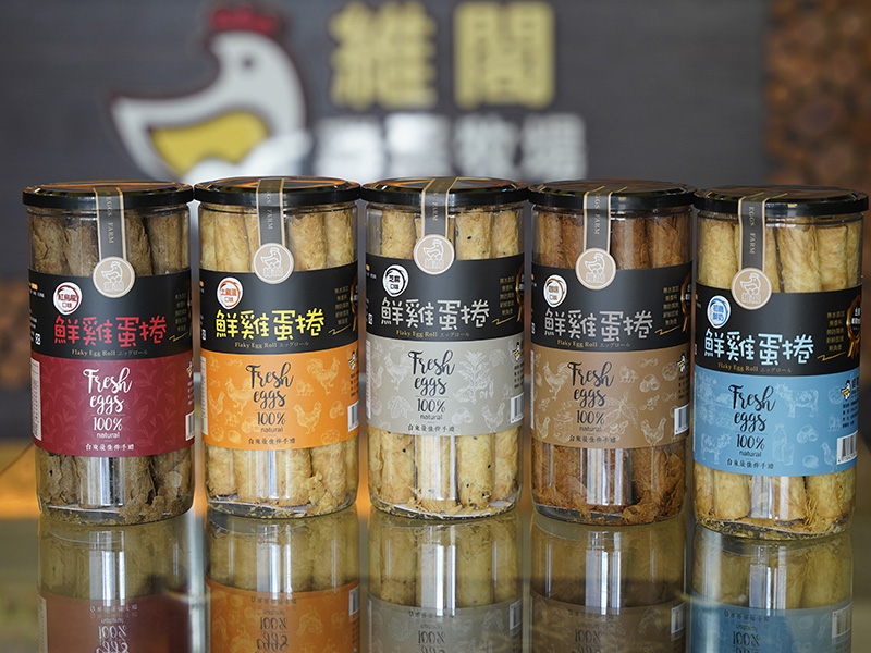 台東必買伴手禮!台東維閣鮮雞蛋捲不添加一滴水,超濃郁!